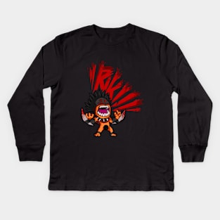 Bloody Rage Kids Long Sleeve T-Shirt